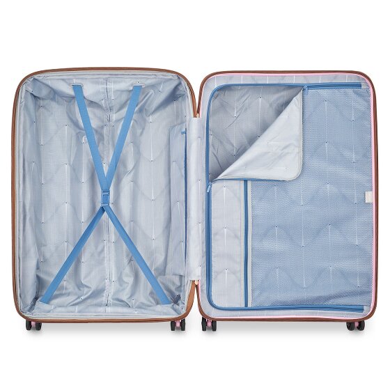 Delsey Paris Carrello Freestyle a 4 ruote da 82 cm con piega ad espansione
