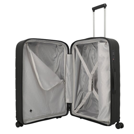 Travelite Buran0 4 ruote Set di valigie 3 pezzi con piega di espansione