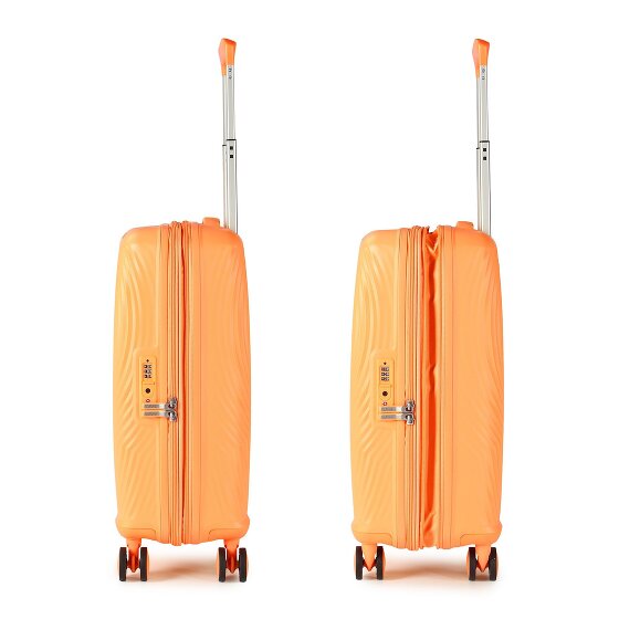American Tourister Mickey Magic 4 ruote Carrello della cabina 55 cm con piega di espansione