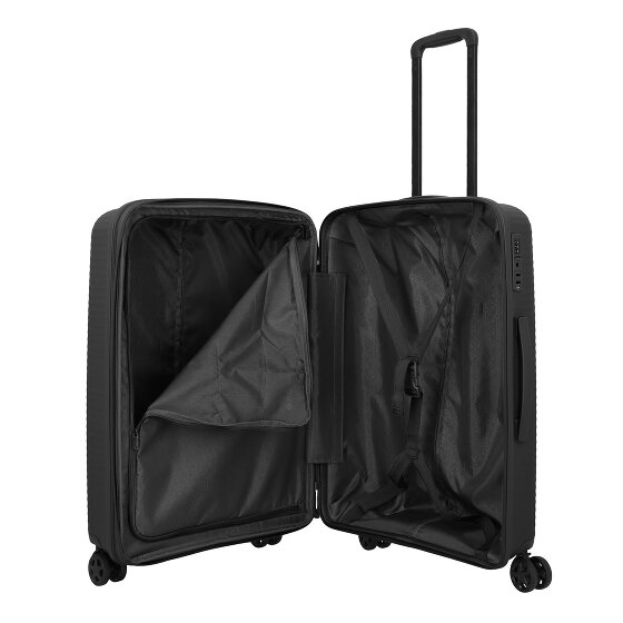 Travelite Air Stripe 4 ruote Set di valigie 3 pezzi con piega di espansione