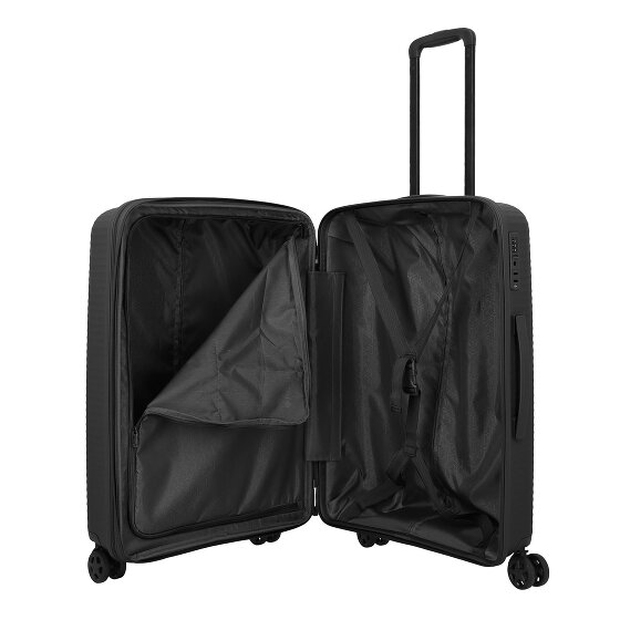 Travelite Air Stripe 4 ruote Set di valigie 3 pezzi con piega di espansione