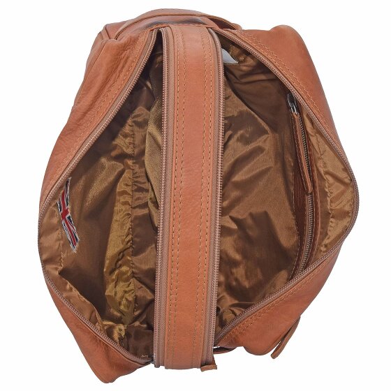 The Chesterfield Brand Wax Pull Up Borsa da toilette Pelle 29 cm