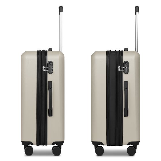 Check.In Paradise 2.0 4 ruote Set di valigie 3 pezzi con piega di espansione