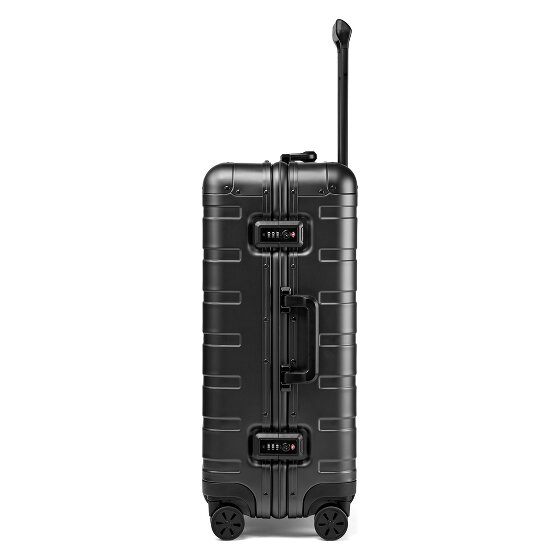 Redolz Set di valigie in alluminio a 4 ruote Pro S+L