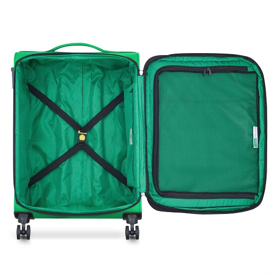 Delsey Paris x United Colors of Benetton Colour Block Set di valigie a 4 ruote 3 pezzi.
