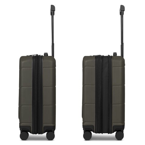 Police London 4 ruote Carrello della cabina 55 cm Scomparto per laptop con piega di espansione