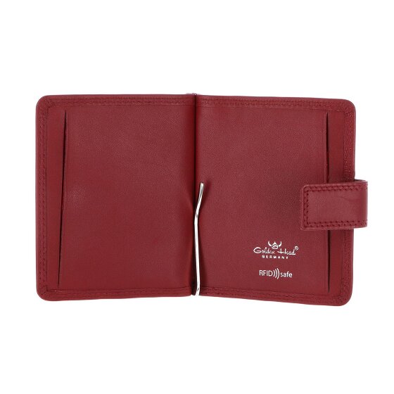 Golden Head Polo Portafoglio Protezione RFID Vera Pelle 10 cm