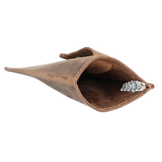 Greenburry Porta biglietti da visita vintage RFID in pelle 7 cm