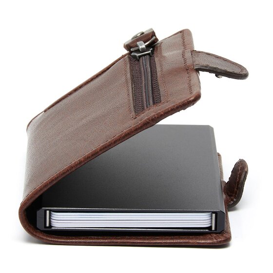 The Chesterfield Brand Baldwin Custodia per carta di credito Protezione RFID Vera Pelle 6.5 cm
