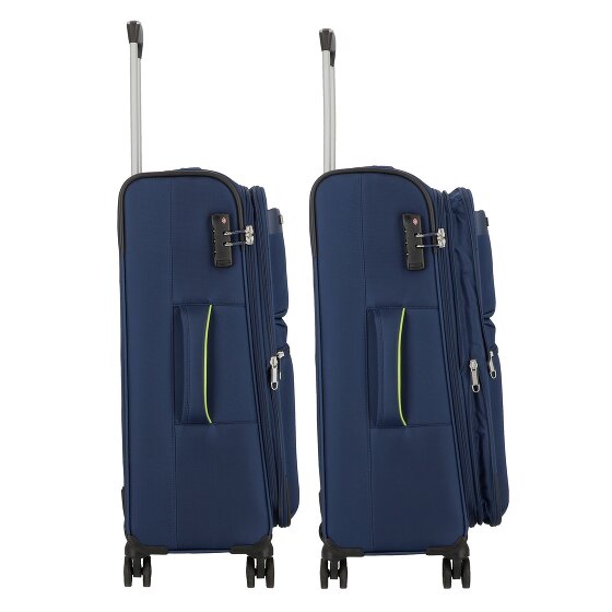 d&n Travel Line 6704 4 ruote Set di valigie 3 pezzi