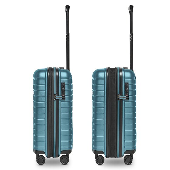 Pactastic Collection 04 THE CABIN + 4 ruote Carrello della cabina S 55 cm con piega di espansione