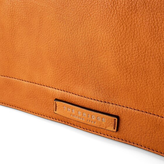 The Bridge Leone Cartella Messenger Vera Pelle 35 cm Vano porta PC