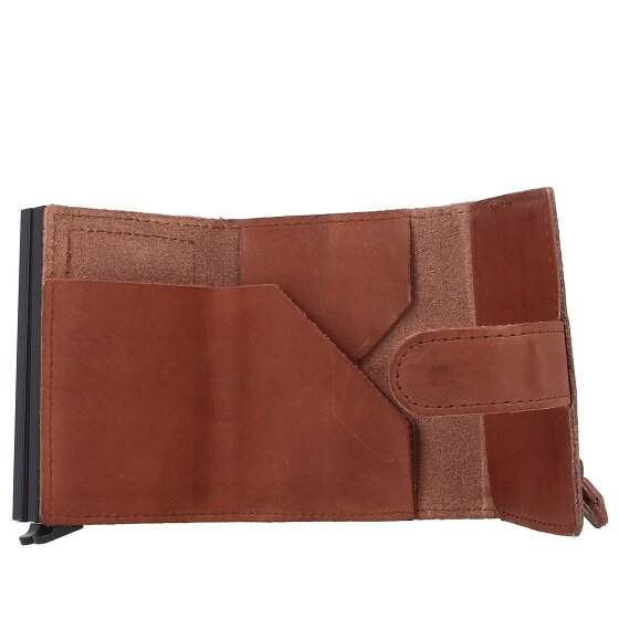 Harbour 2nd Anchor Love Robin 2 Custodia per carta di credito Protezione RFID Vera Pelle 6 cm