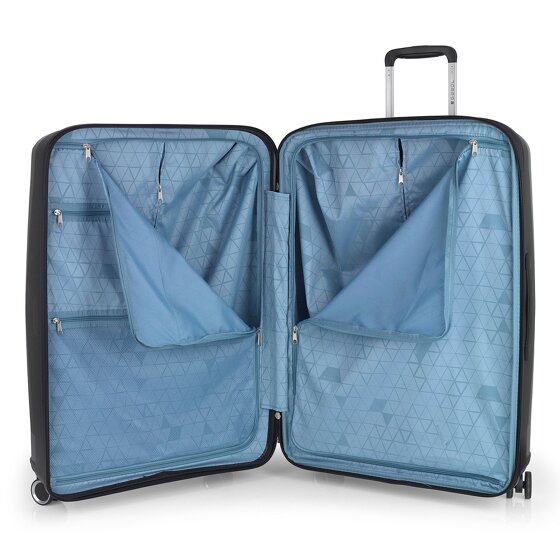 Gabol Queens 4 ruote Set di valigie 2 pezzi con piega di espansione