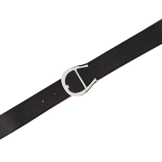 AIGNER Cintura con logo in pelle