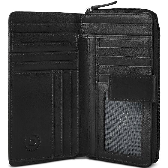bugatti Valencia Portafoglio Protezione RFID Vera Pelle 19 cm