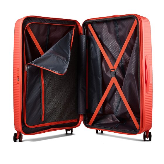 American Tourister Soundbox 4 ruote Carrello 77 cm con piega di espansione