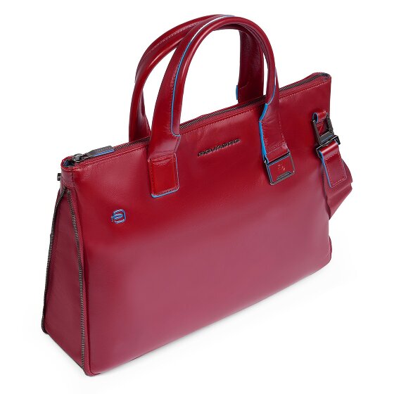 Piquadro Blue Square Borsa shopper Pelle 38 cm Scomparto per laptop con piega di espansione