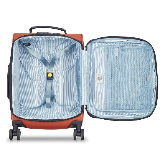 Delsey Paris Turenne Soft 4 ruote Carrello della cabina 55 cm con piega di espansione