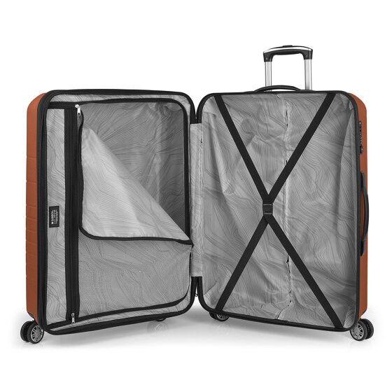 Gabol Escape 4 ruote Carrello 76 cm con piega di espansione