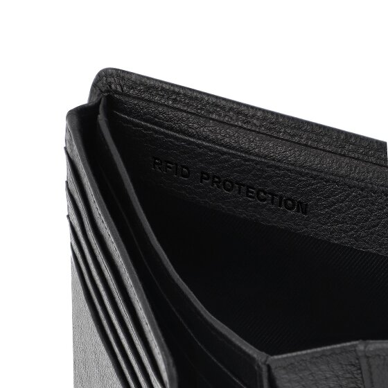 Redolz Portafoglio QF RFID in pelle 12 cm pieghevole