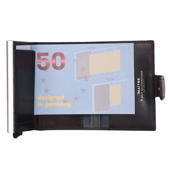 Maître Birkheim C-Two Custodia per carta di credito Protezione RFID Pelle 6.5 cm