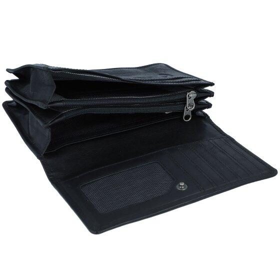 Spikes & Sparrow Portafoglio RFID in pelle 17 cm