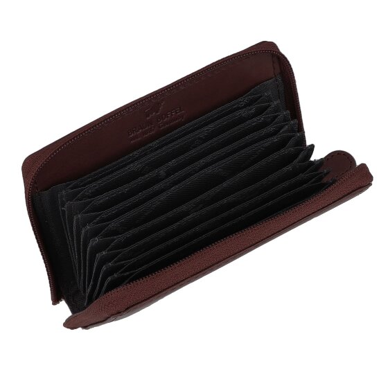 Braun Büffel Arezzo Custodia per carta di credito Protezione RFID Pelle 11.5 cm