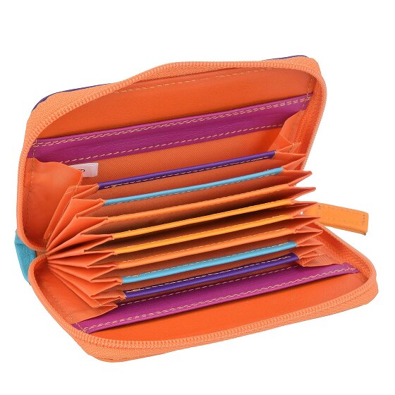 Mywalit Portacarte di credito con zip in pelle 10 cm