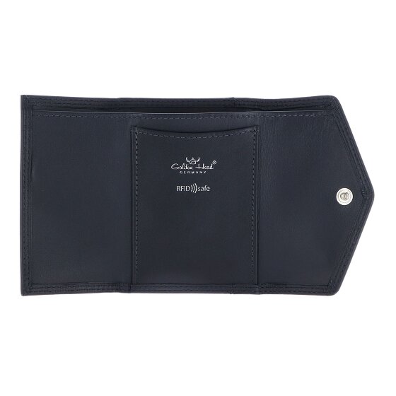 Golden Head Polo Portafoglio Protezione RFID Vera Pelle 10 cm