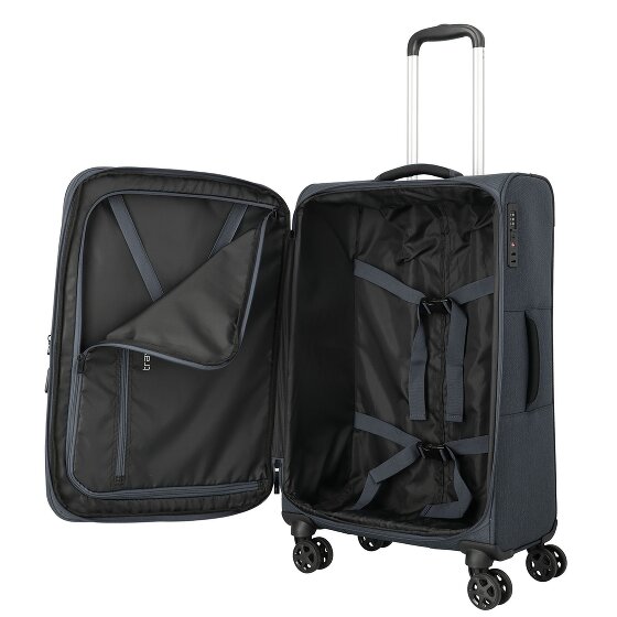 Travelite Kick Off 4 ruote Set di valigie 3 pezzi espandibile
