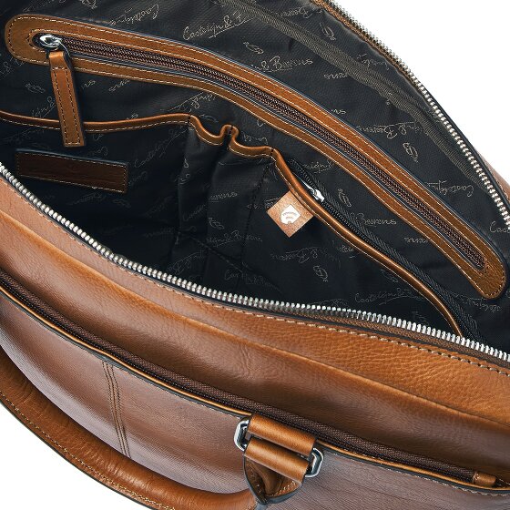 Castelijn & Beerens Peter Valigetta Protezione RFID Vera Pelle 40 cm Vano porta PC