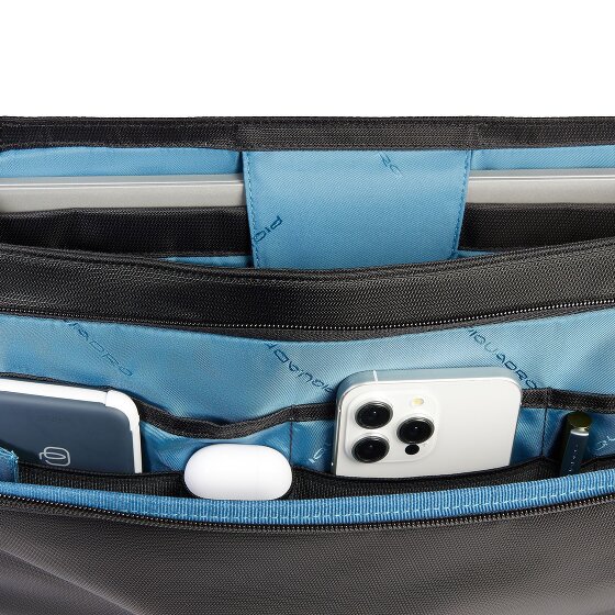 Piquadro Wollem Cartella Messenger Protezione RFID 39 cm Scomparto per laptop