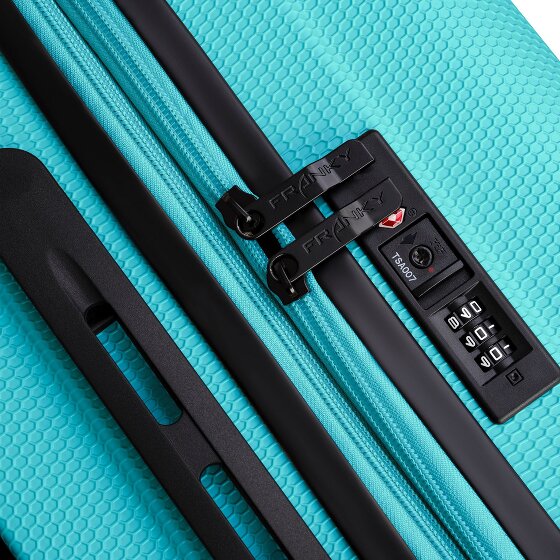 Franky Munich 4.0 Set di valigie a 4 ruote, 3 pezzi con piega elastica