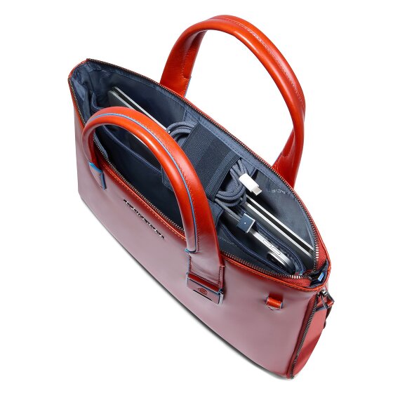 Piquadro Blue Square Borsa shopper Pelle 38 cm Scomparto per laptop con piega di espansione
