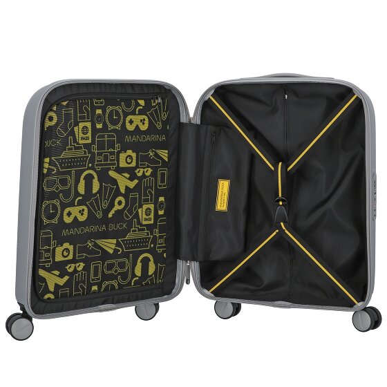 Mandarina Duck Logoduck+ Carrello cabina a 4 ruote 55 cm