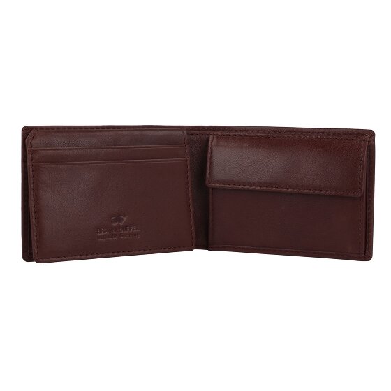 Braun Büffel Arezzo Portafoglio Protezione RFID Pelle 10.5 cm