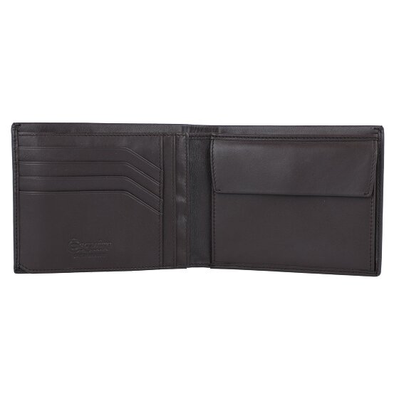 Esquire Nuovo Portafoglio di seta in pelle 12 cm