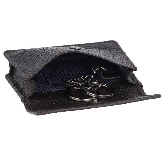 Braun Büffel Yannik Portafoglio chiave Pelle 10 cm