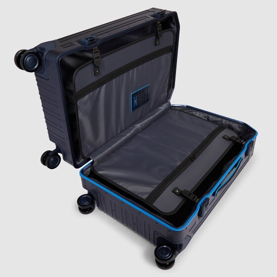 Piquadro Carrello PQ-Alub a 4 ruote in alluminio, 69 cm