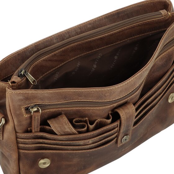 Greenburry Messenger vintage in pelle 34 cm