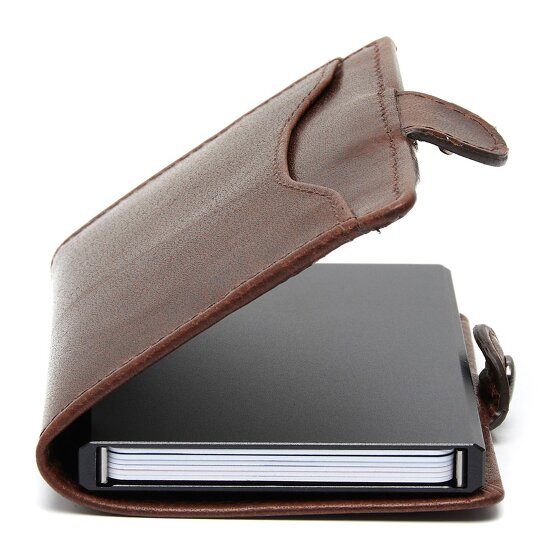 The Chesterfield Brand Albury Custodia per carta di credito Protezione RFID Vera Pelle 7 cm