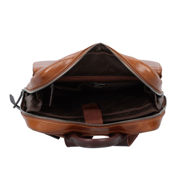 Castelijn & Beerens Rien Zaino da lavoro Protezione RFID Vera Pelle 40 cm Vano porta PC