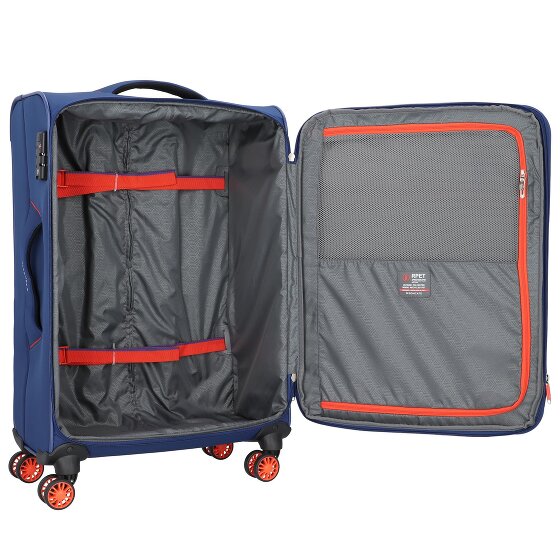 Roncato Crosslite 4 ruote Set di valigie 3 pezzi espandibile