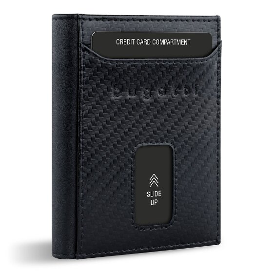 bugatti Secure Slim Portafoglio Protezione RFID Pelle 8 cm