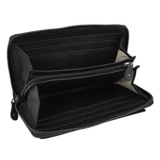 Harbour 2nd Just Pure Pamela Portafoglio Protezione RFID Vera Pelle 19.5 cm