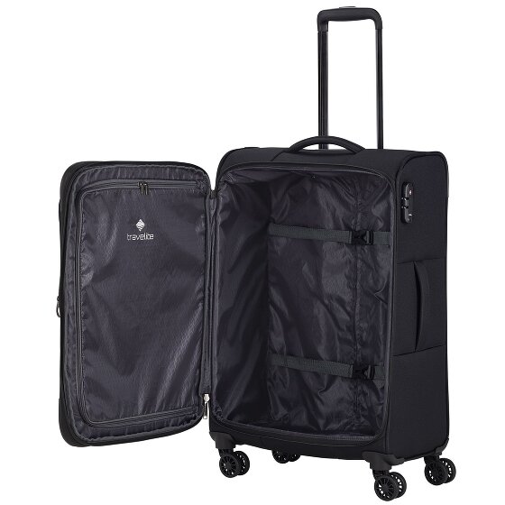 Travelite Chios 4 ruote Carrello 67 cm con piega di espansione