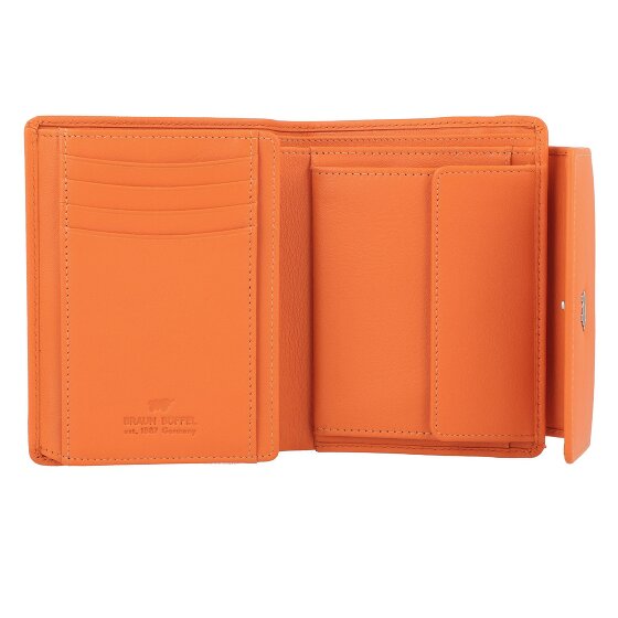 Braun Büffel Joy Portafoglio Protezione RFID Pelle 12 cm