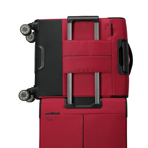 Travelite Crosslite 5.0 4 ruote Carrello della cabina S 55 cm Scomparto per laptop