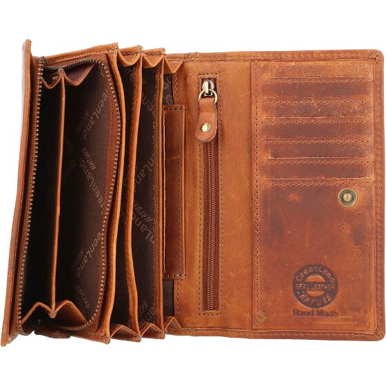 Greenland Nature Portafoglio in pelle Soft & Safe 16 cm RFID